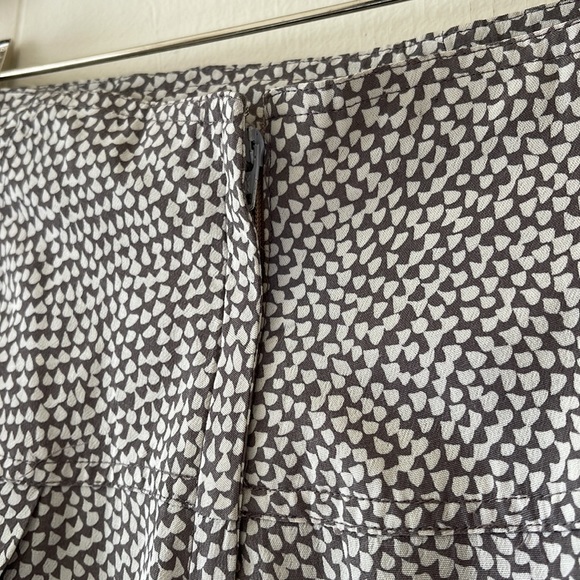 Moods by Krizia Vintage Pleated Skirt Size 14 Rayon Pattern - Picture 7 of 7